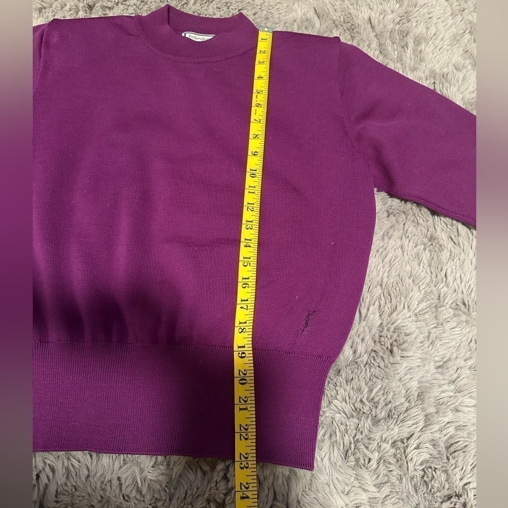 YSL sweater in purple - Picture 15 of 15